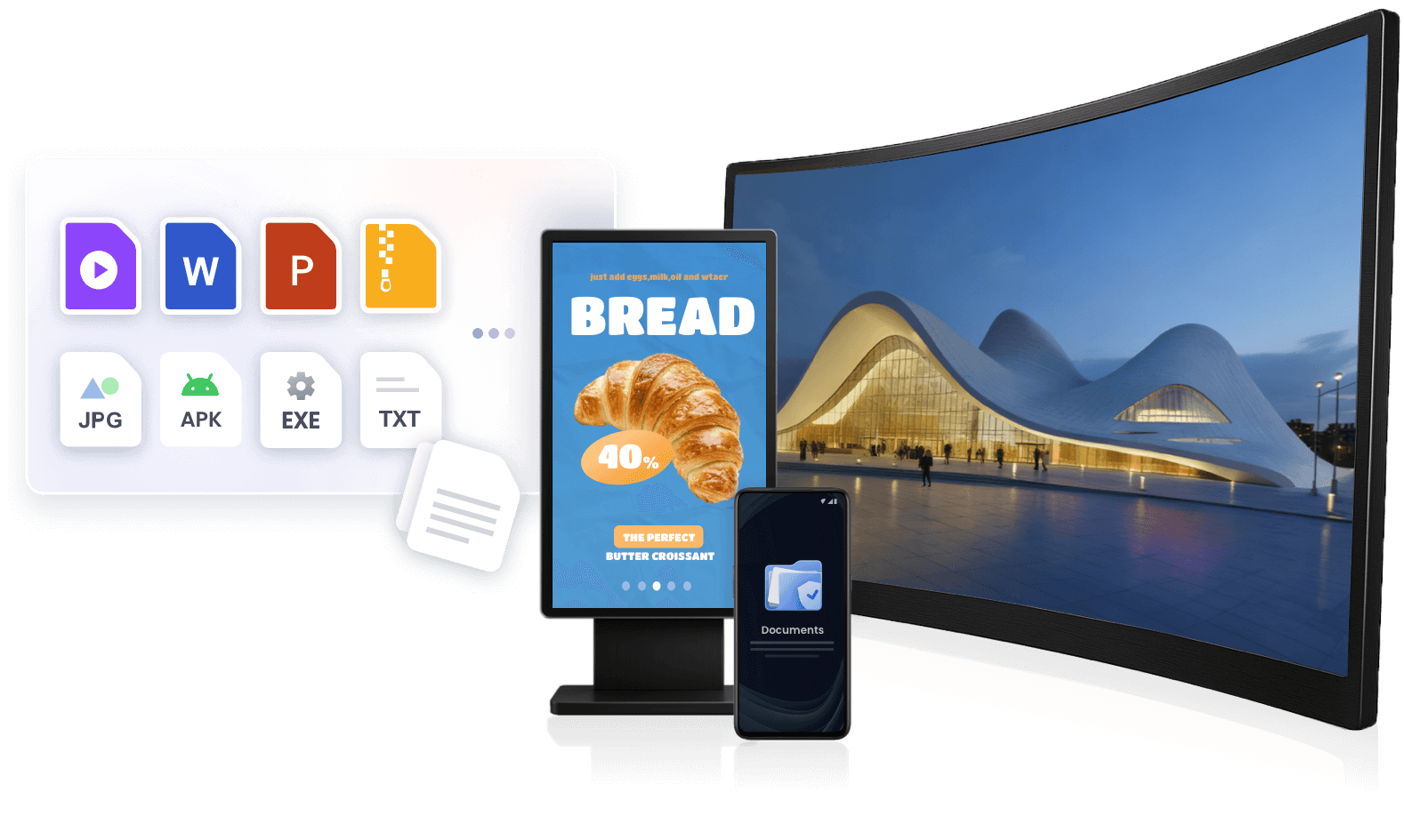Secure {0} Content Management & Transfer {1} Across Devices