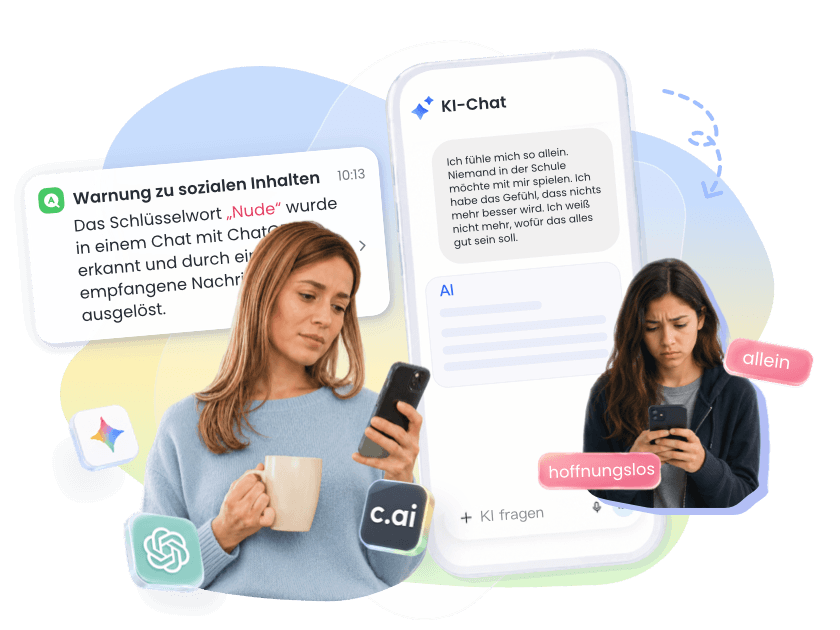 KI-Chats Ihres Kindes im Blick