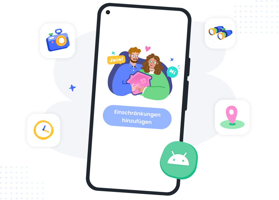 Das Kindgerät ist Android-Gerät