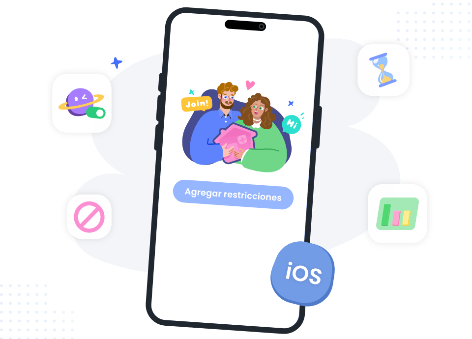 Control parental en iOS de niños