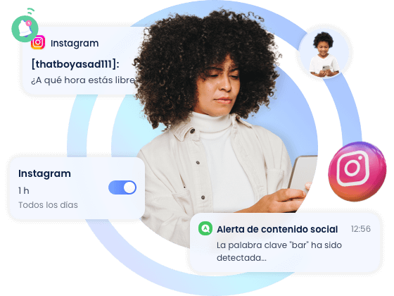 Controles parentales de Instagram