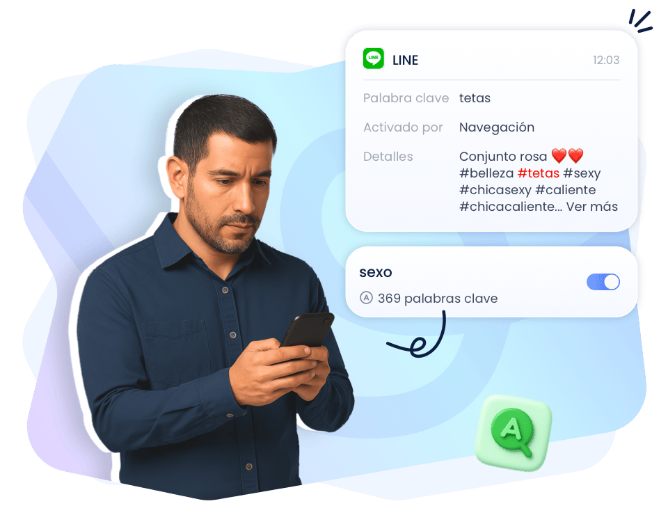 Supervisa contenido sensible en LINE