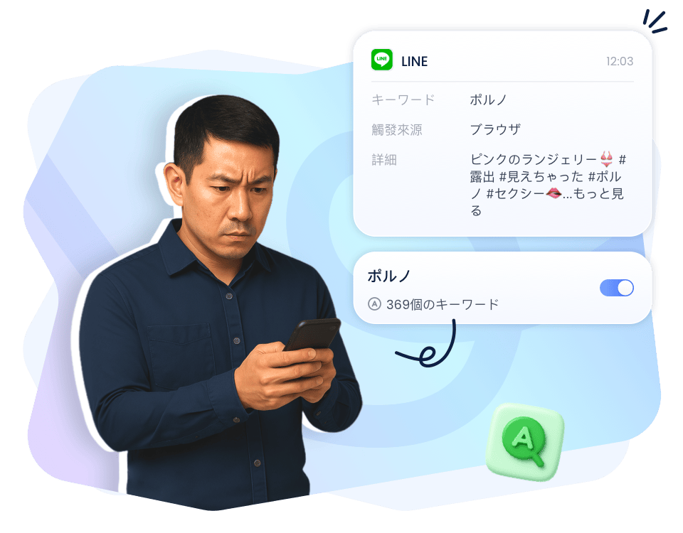 LINEでのセンシティブなコンテンツを監視する
