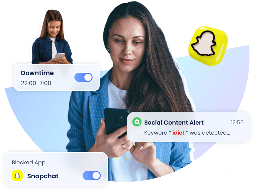 Çocukların Snapchat aktivitelerinden haberdar olun
