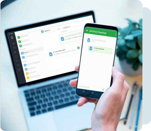 transfer and manage files by AirDroid Personal